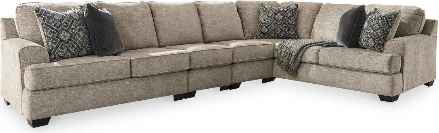 Bovarian 4-Piece RAF Sectional In Stone 56103S5