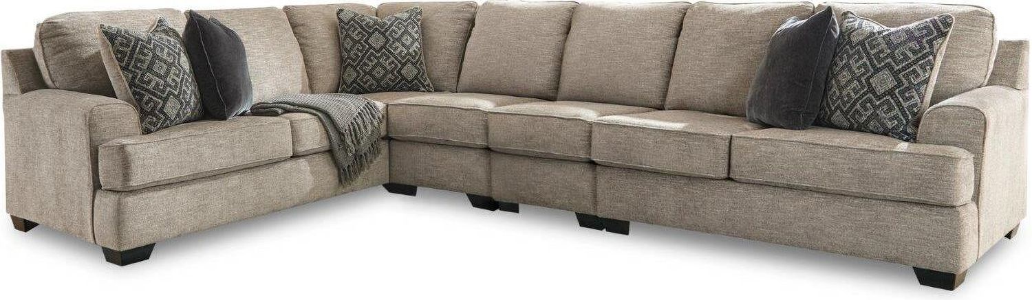 Bovarian 4-Piece LAF Sectional In Stone 56103S6