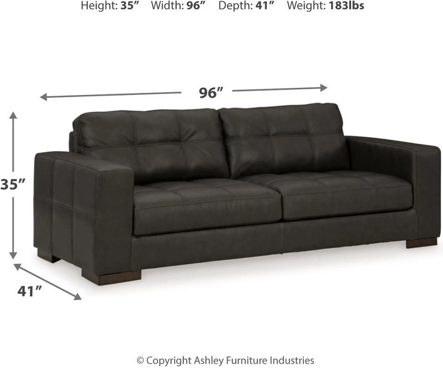 Luigi Sofa In Thunder 5650638