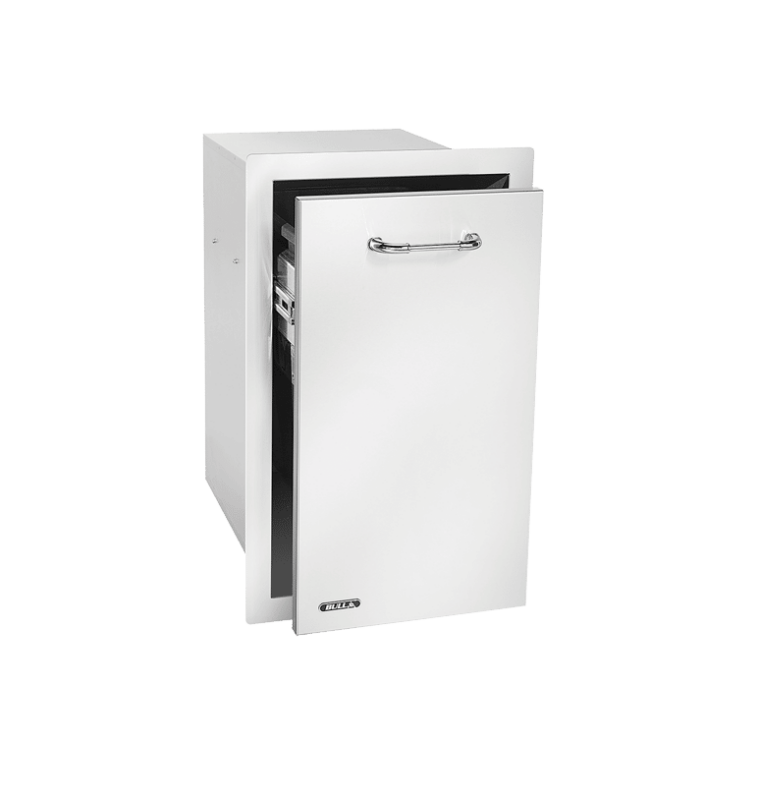 Slim 10 Gallon Trash Drawer with trash can 56941
