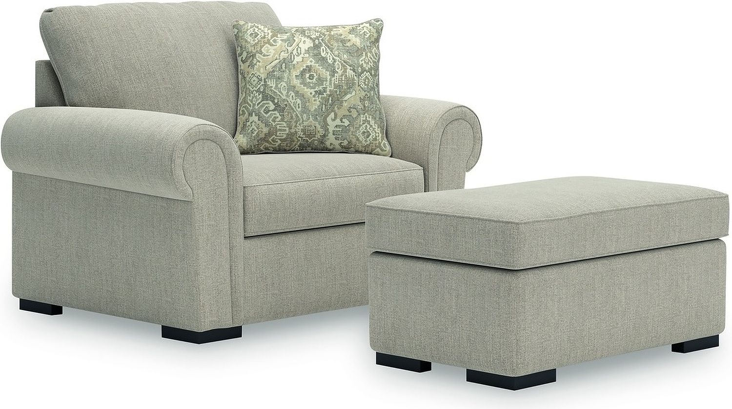 Sararose Ottoman In Heather 5710214