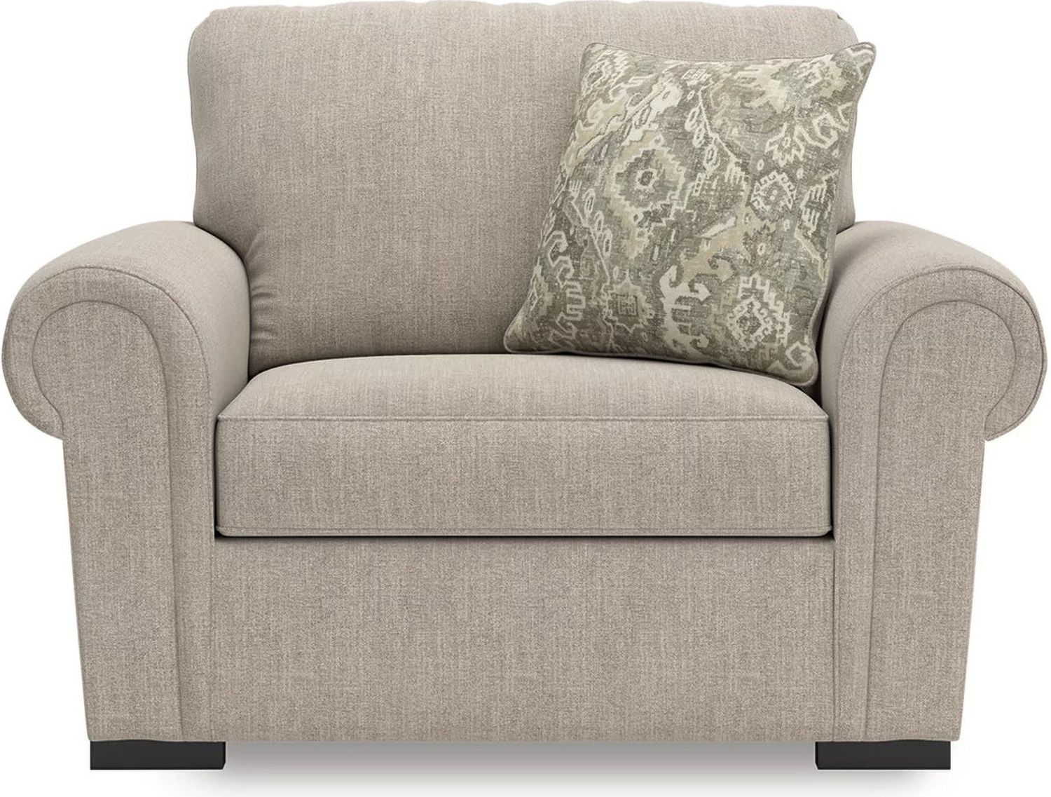 Sararose Oversized Chair In Heather 5710223