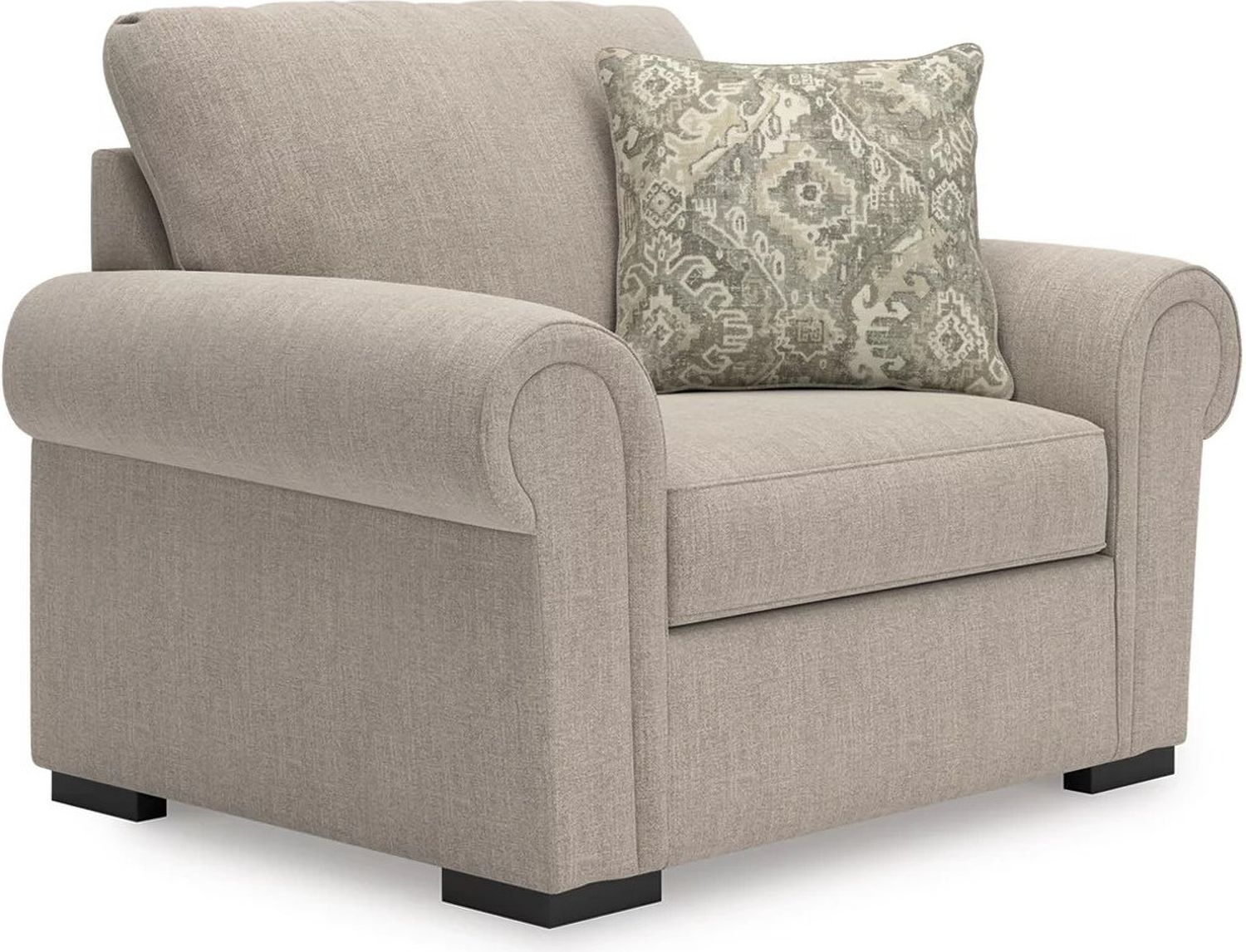 Sararose Oversized Chair In Heather 5710223