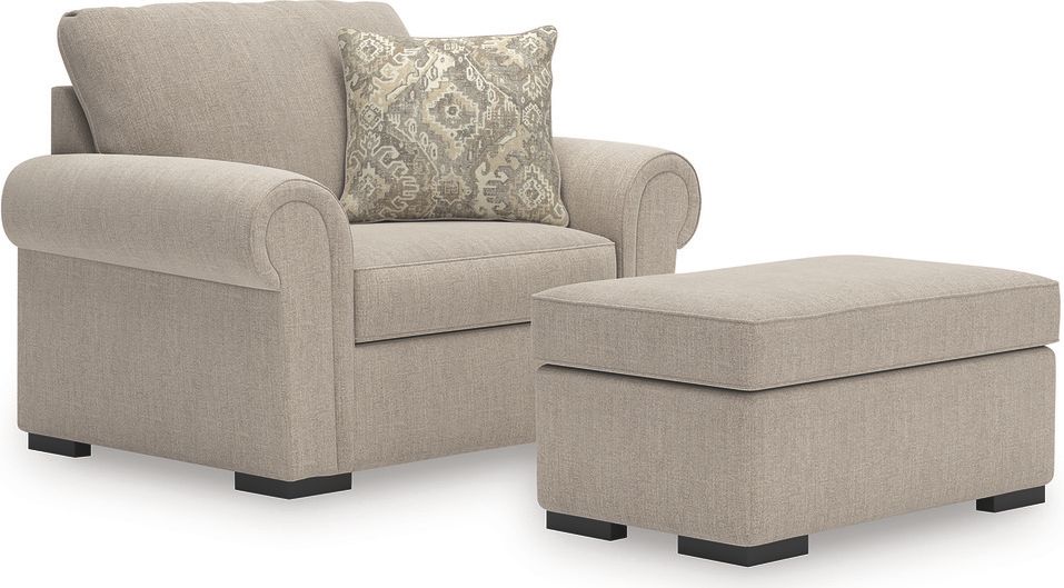 Sararose Oversized Chair In Heather 5710223