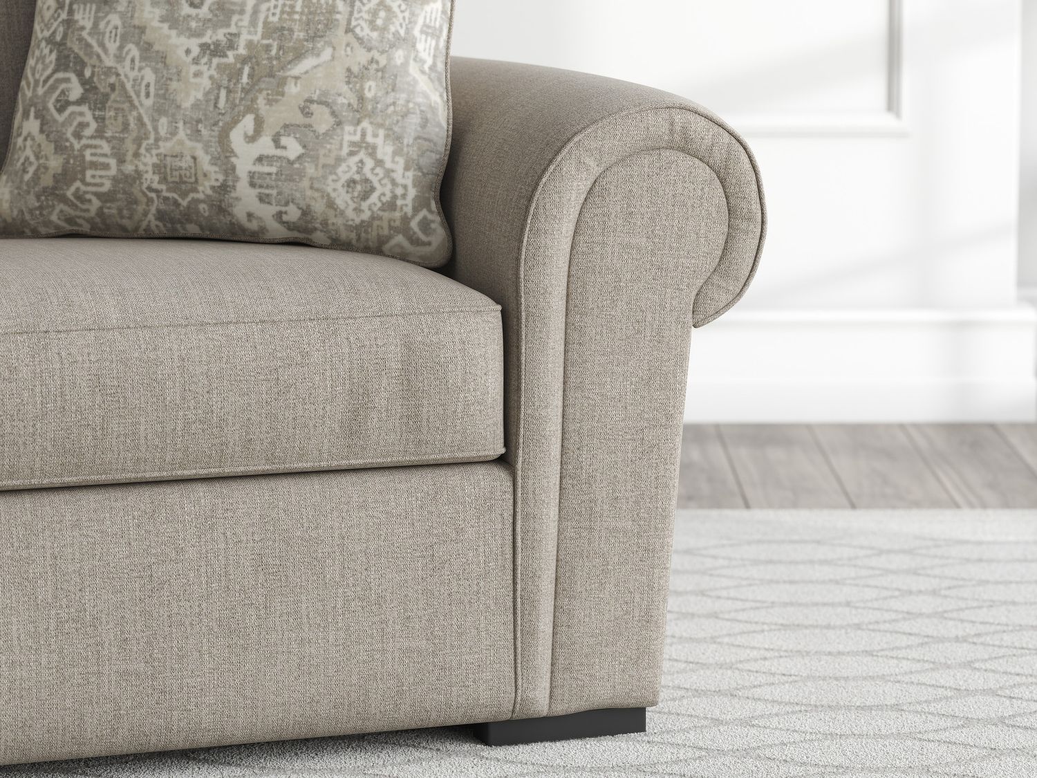 Sararose Oversized Chair In Heather 5710223