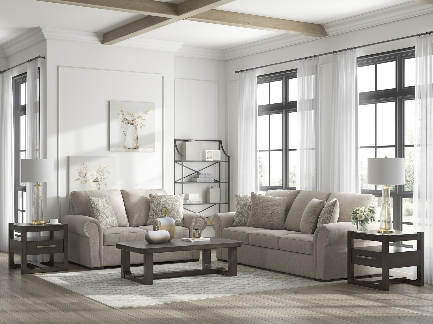 Sararose Loveseat In Heather 5710235