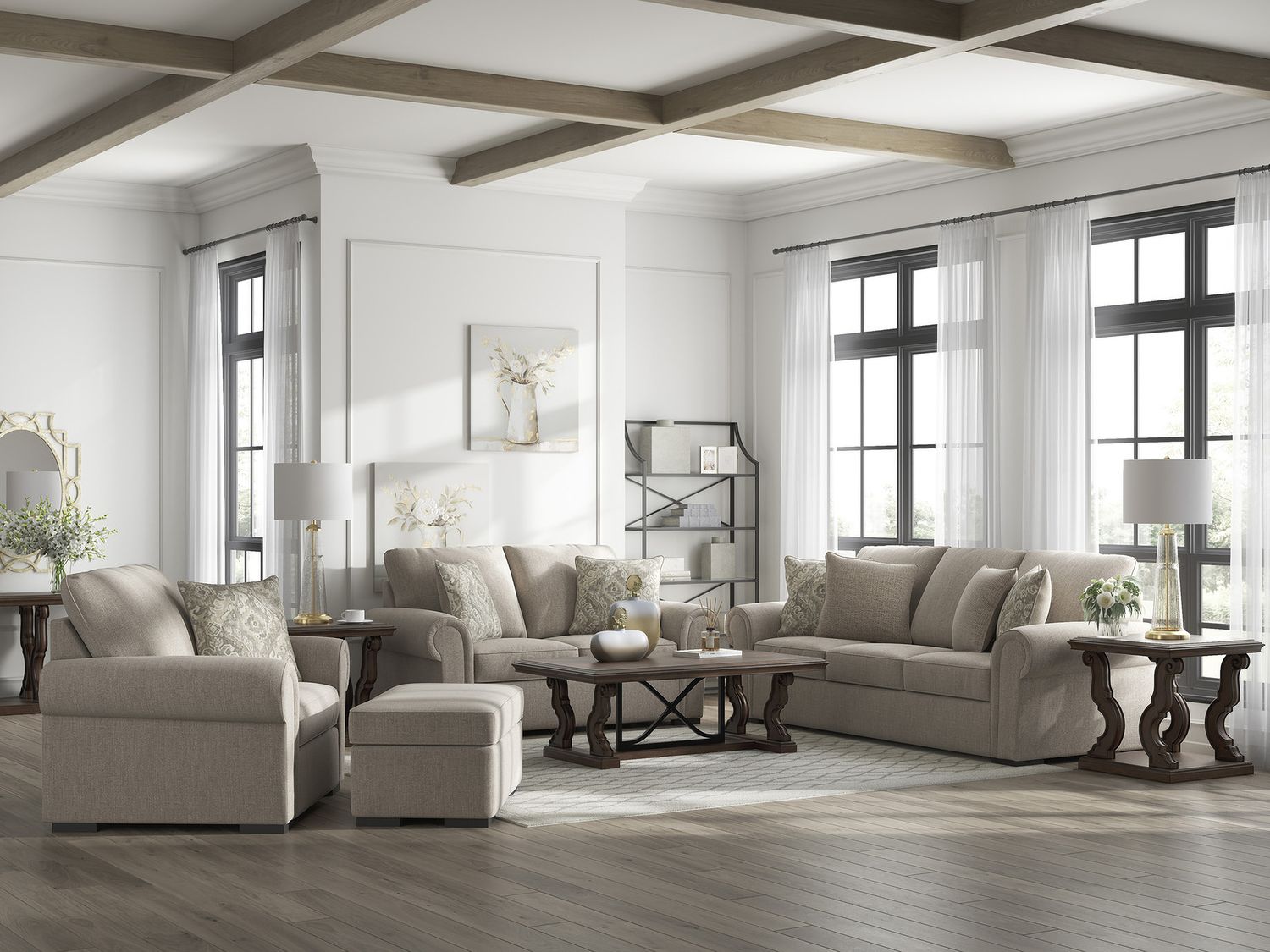 Sararose Sofa In Heather 5710238