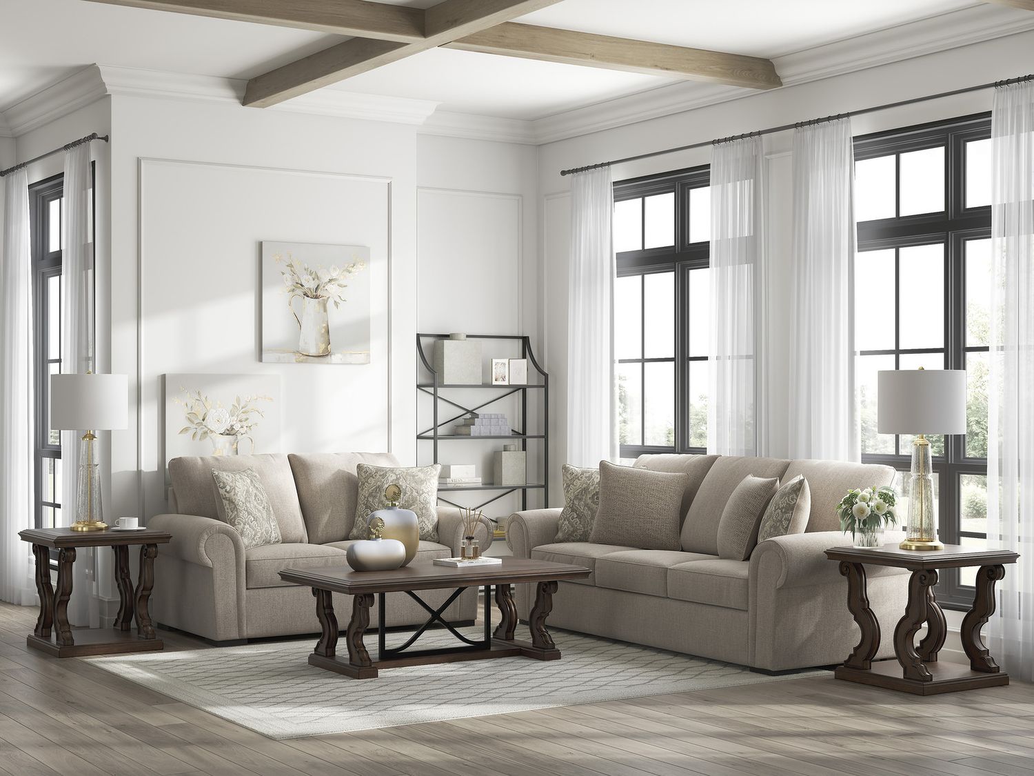 Sararose Sofa In Heather 5710238