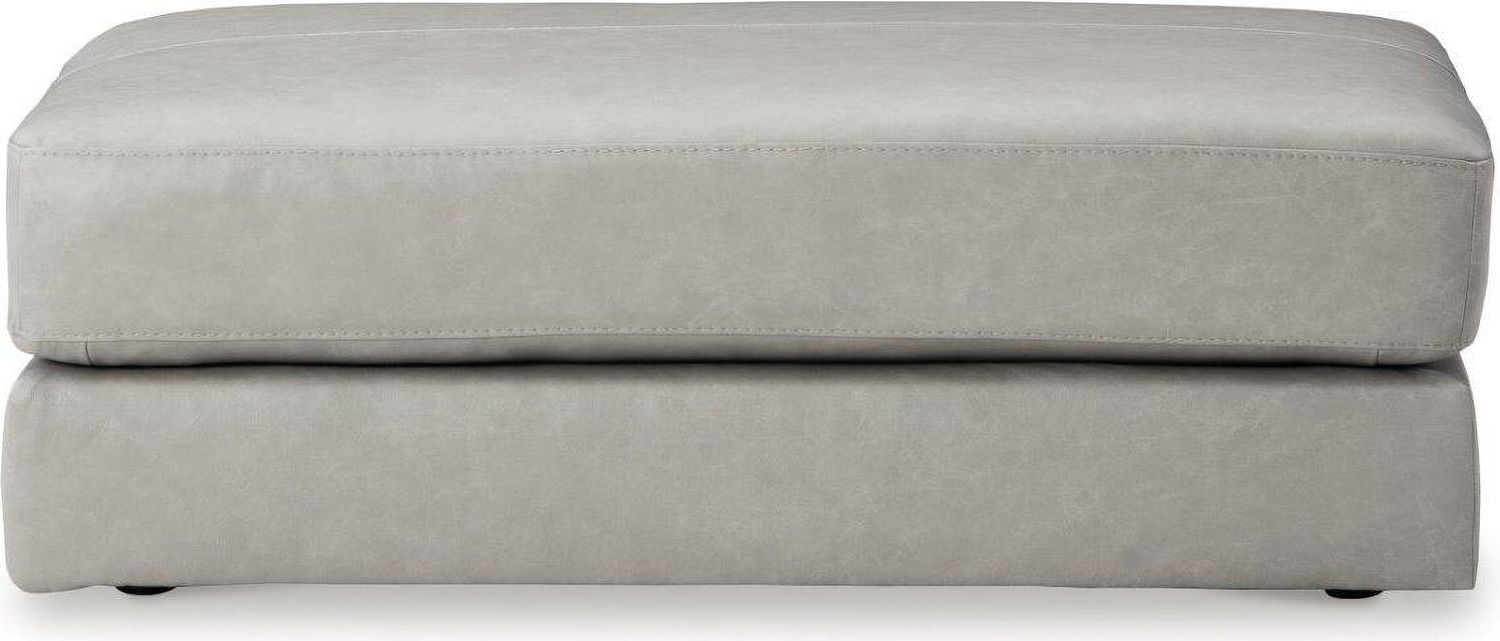 Amiata Oversized Accent Ottoman In Glacier 5740408