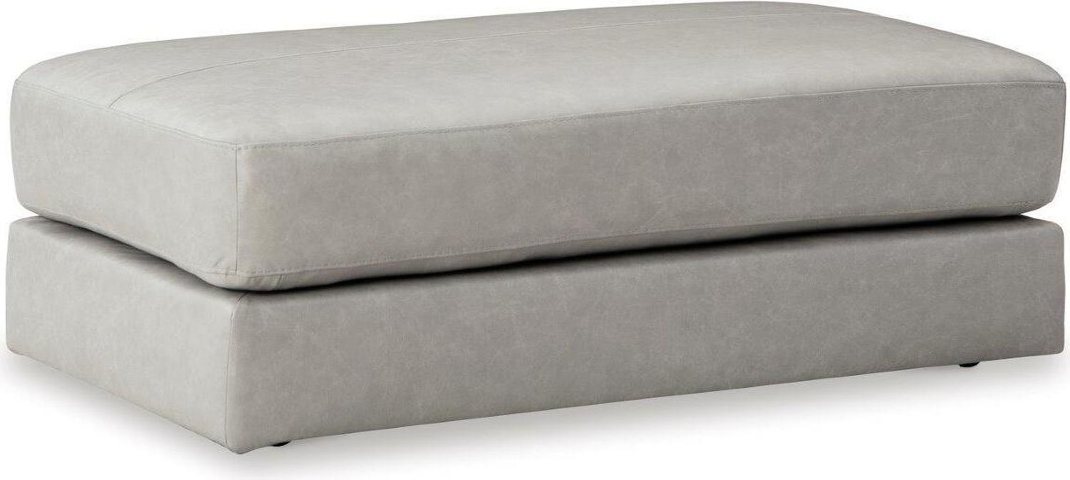Amiata Oversized Accent Ottoman In Glacier 5740408