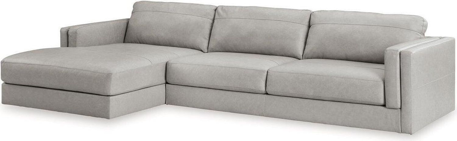 Amiata 2-Piece LAF Sectional with Chaise In Glacier 57404S1