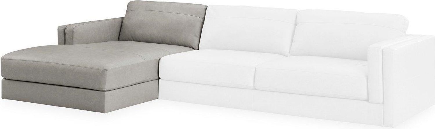 Amiata 2-Piece LAF Sectional with Chaise In Glacier 57404S1