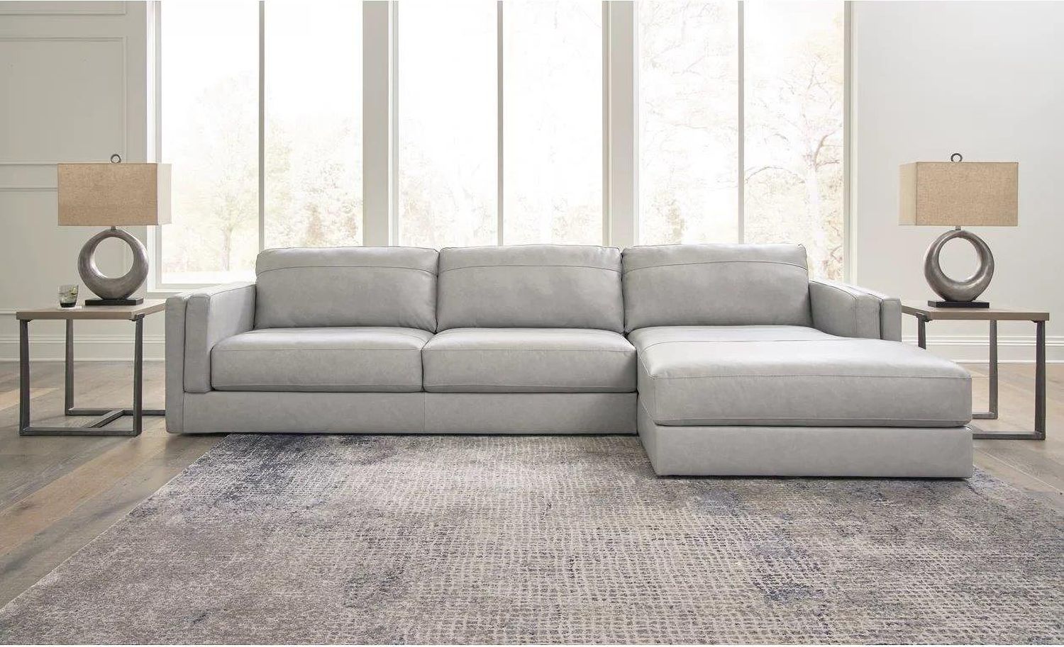 Amiata 2-Piece RAF Sectional with Chaise In Glacier 57404S2