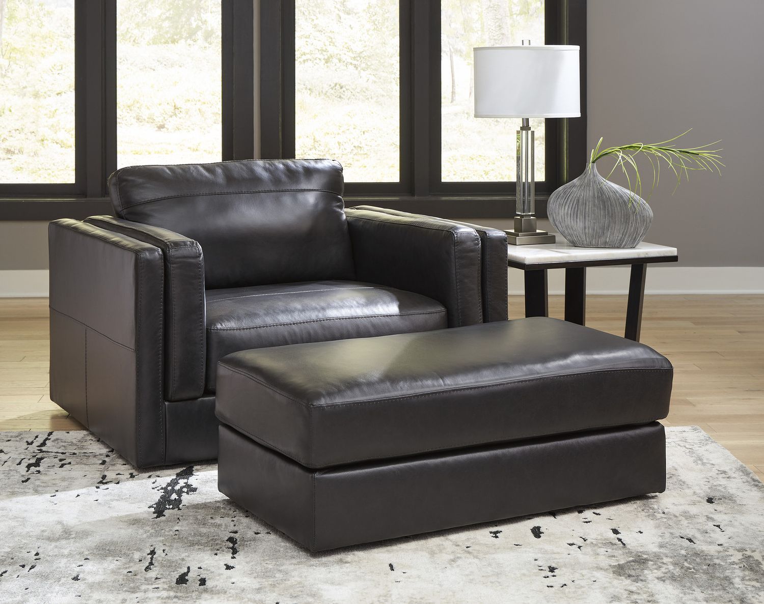 Amiata Chair and a Half In Onyx 5740523
