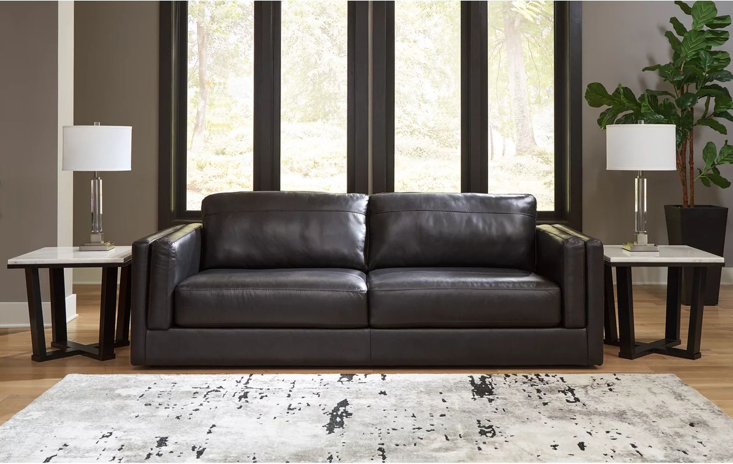Amiata Sofa In Onyx 5740538