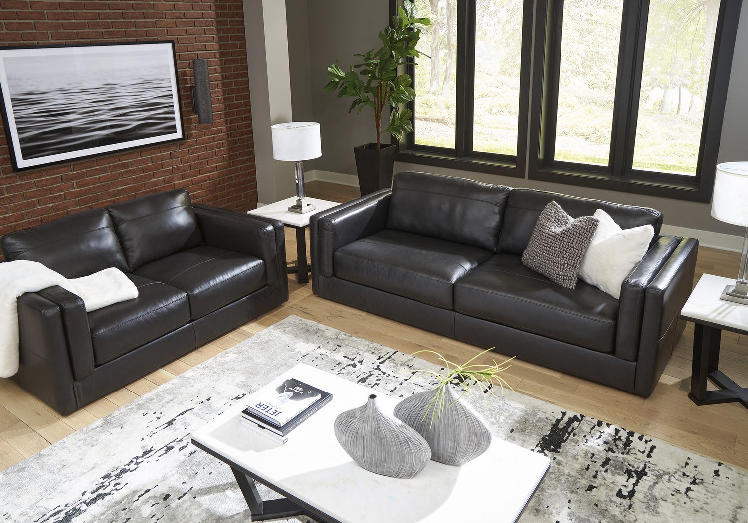 Amiata Sofa In Onyx 5740538