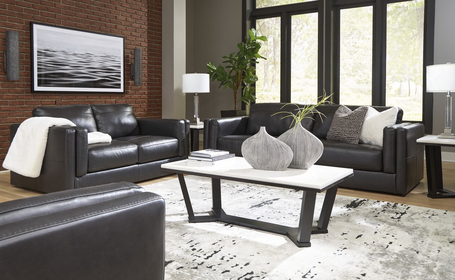 Amiata Sofa In Onyx 5740538