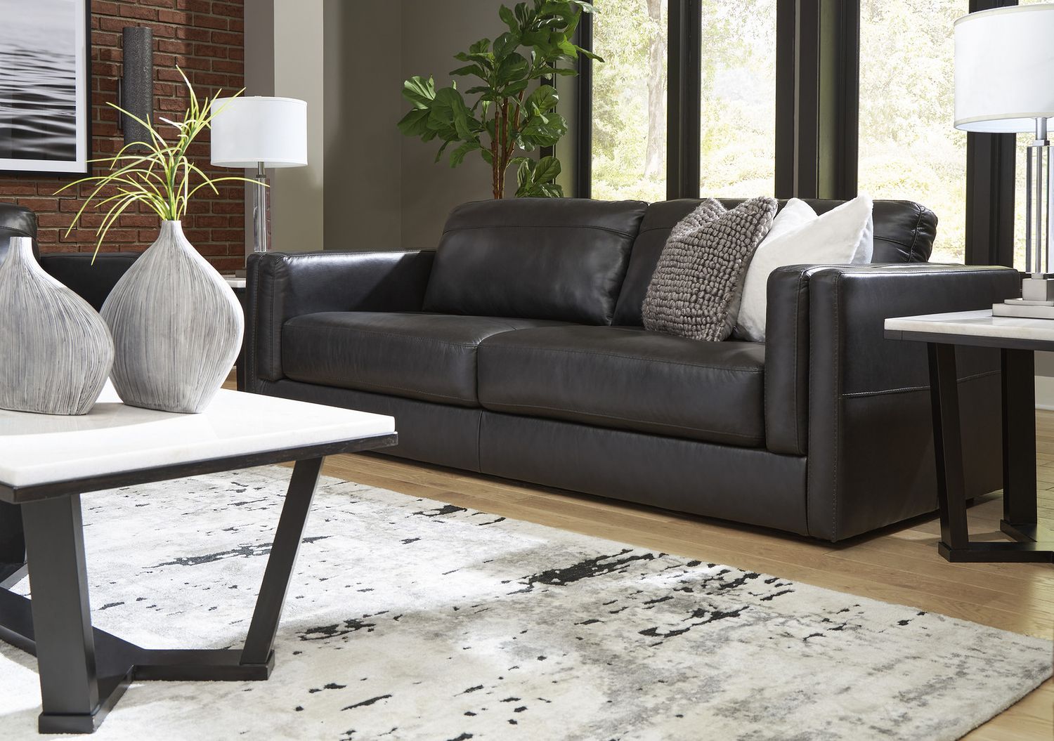 Amiata Sofa In Onyx 5740538
