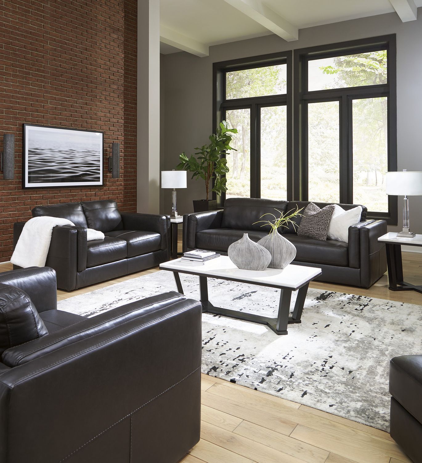 Amiata Sofa In Onyx 5740538