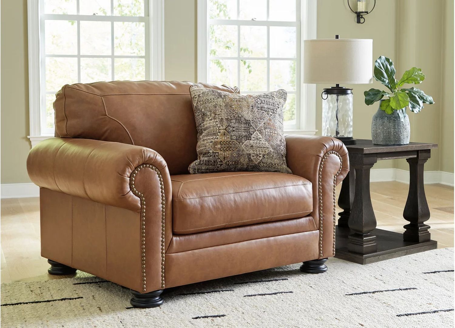 Carianna Chair And A Half In Caramel 5760423