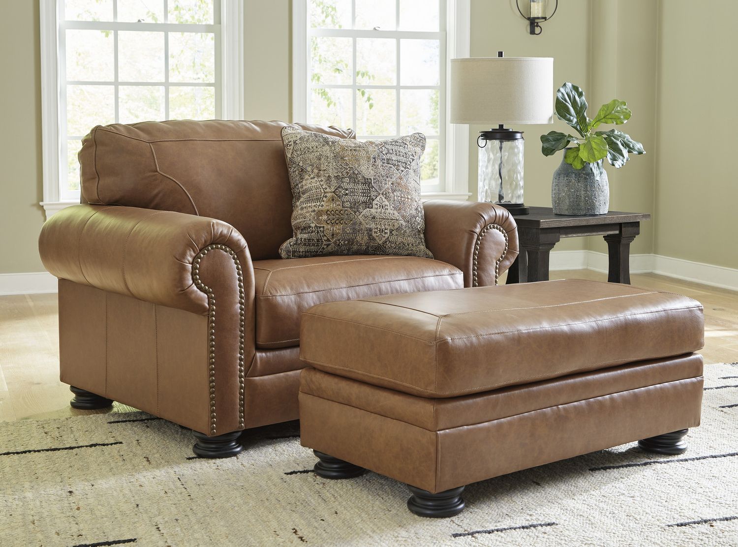 Carianna Chair And A Half In Caramel 5760423