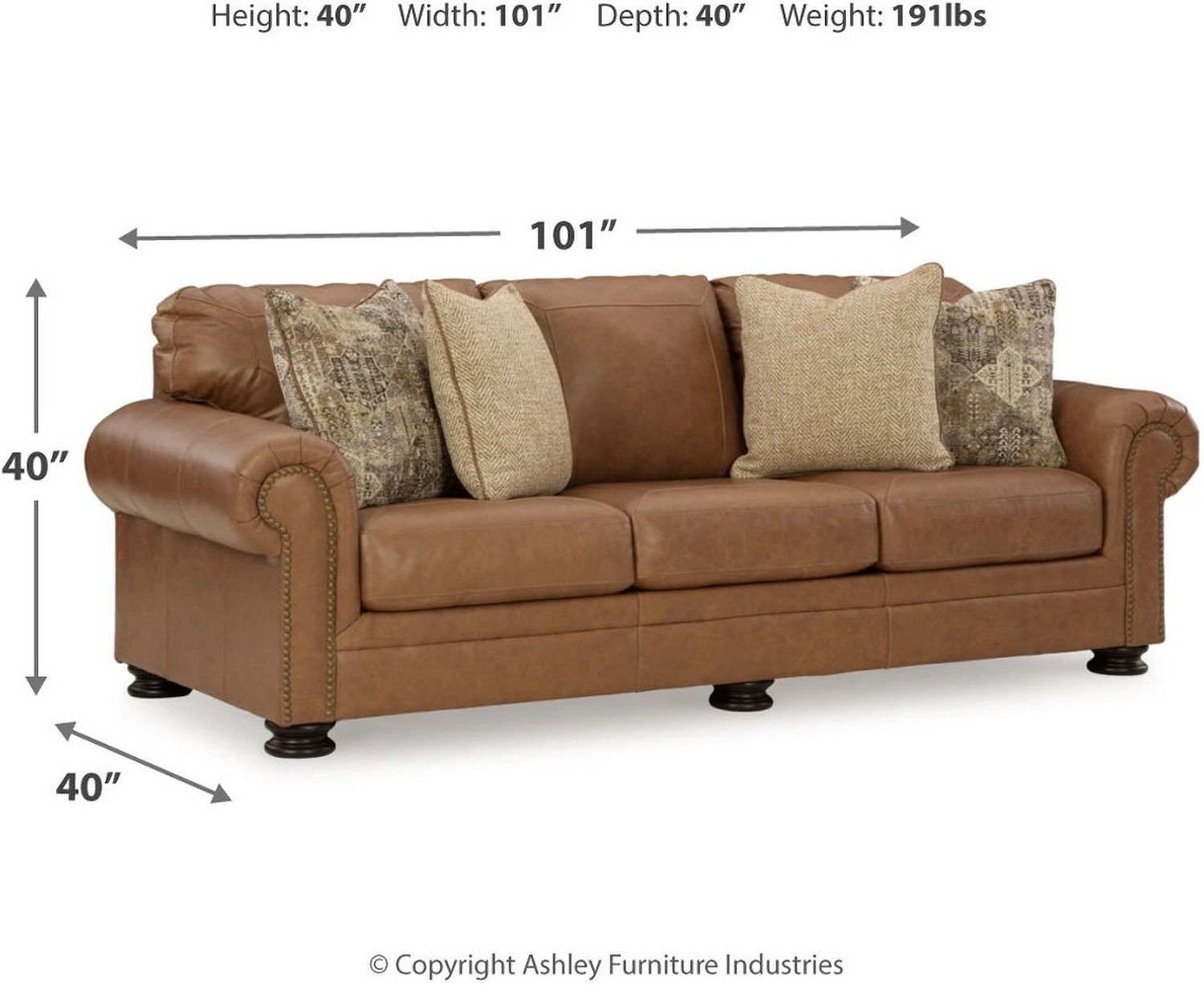 Carianna Sofa In Caramel 5760438