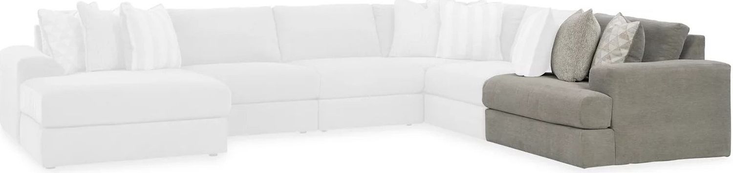 Avaliyah 6-Piece LAF Sectional In Ash 58103S13