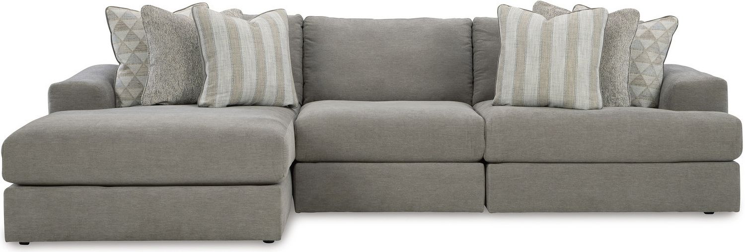 Avaliyah 3-Piece LAF Sectional With Chaise In Ash 58103S3