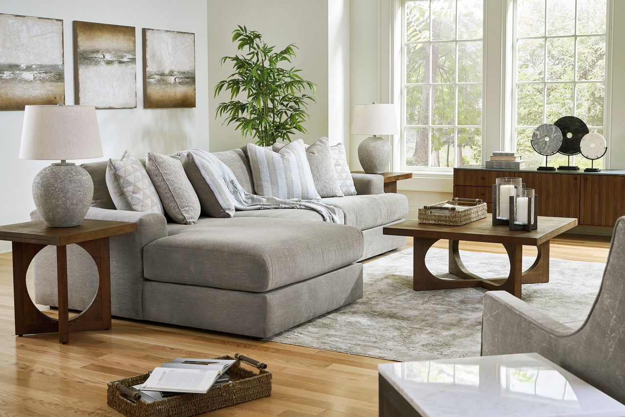 Avaliyah 3-Piece LAF Sectional With Chaise In Ash 58103S3
