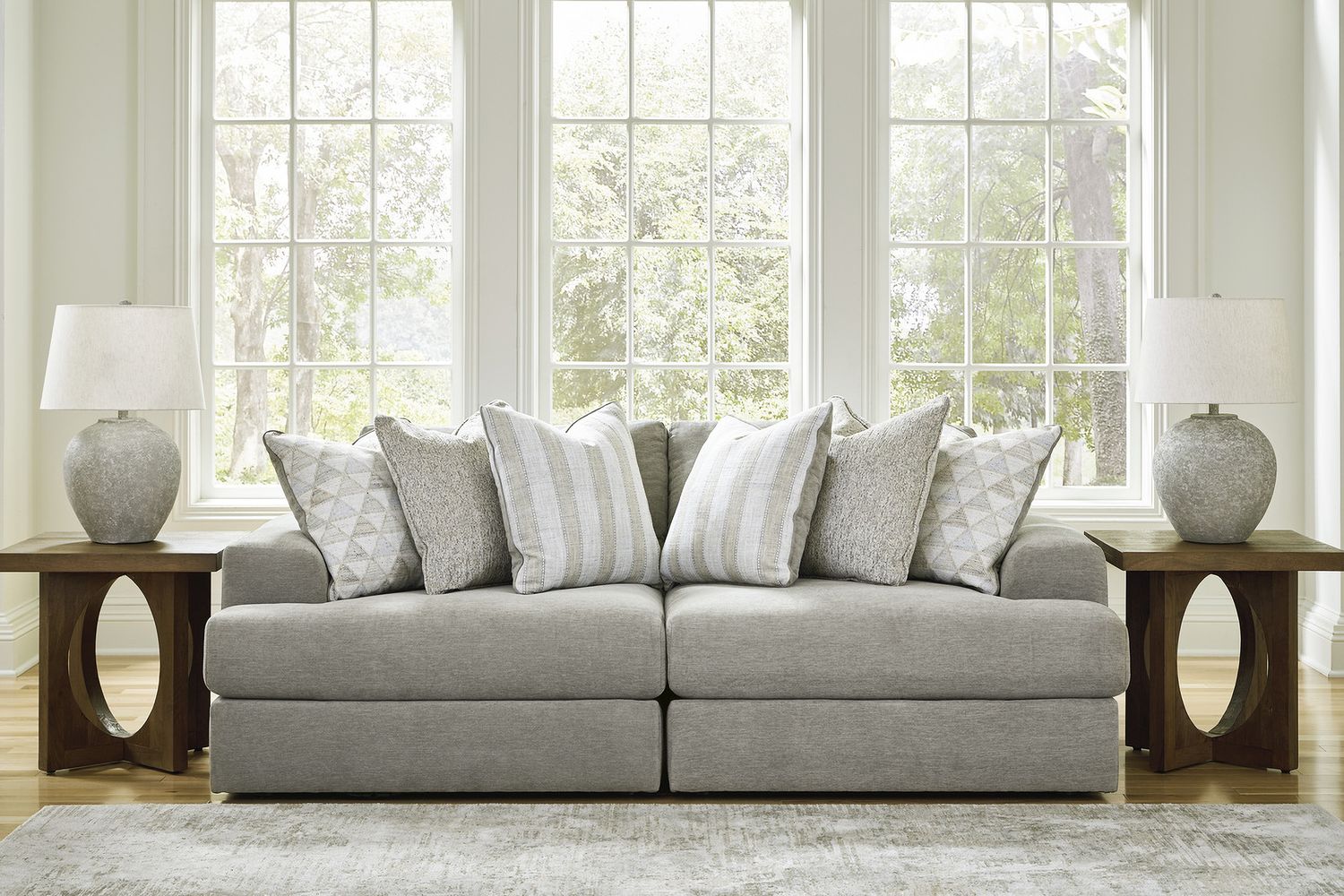 Avaliyah 5-Piece Sectional In Ash 58103S6