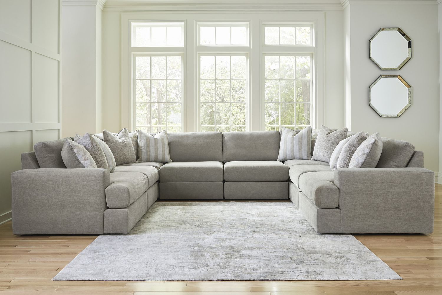 Avaliyah 6-Piece Sectional In Ash 58103S7