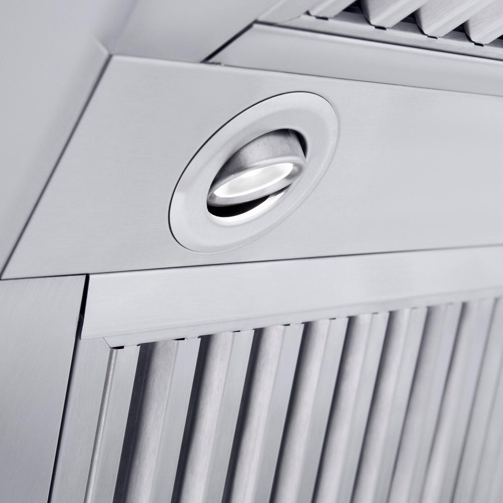 36 In. Professional Convertible Vent Wall Mount Range Hood In Stainless Steel 58736