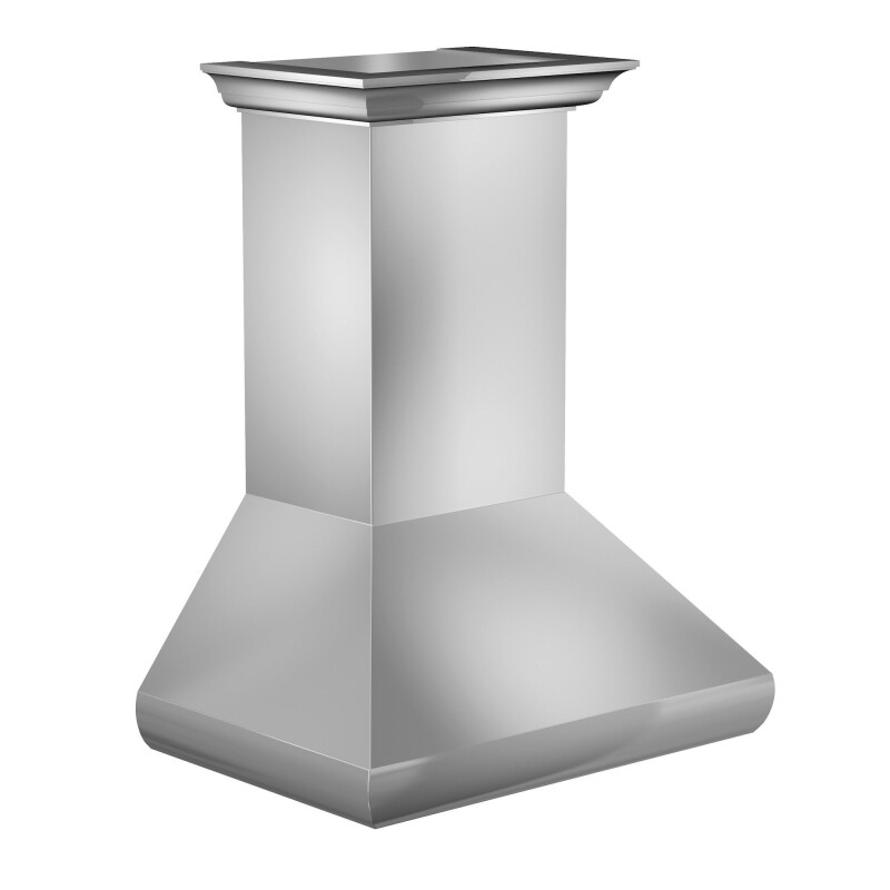 Professional Convertible Vent Wall Mount Range Hood with Crown Molding (587CRN) - 30 Inch 587CRN30