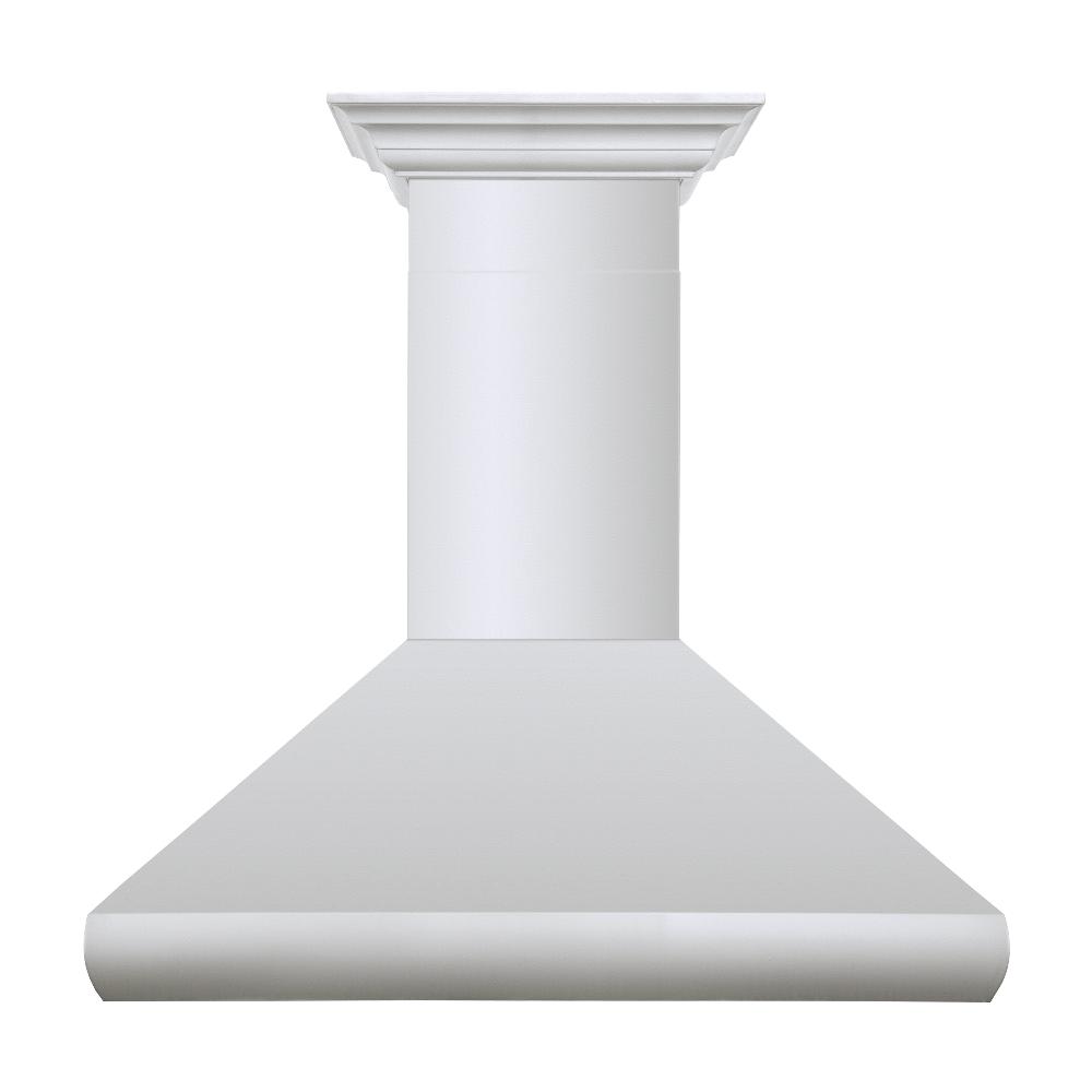 30 In. Professional Convertible Vent Wall Mount Range Hood In Stainless Steel With Crown Molding 587CRN30