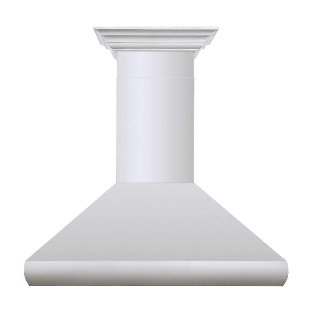 36 In. Professional Convertible Vent Wall Mount Range Hood In Stainless Steel With Crown Molding 587CRN36