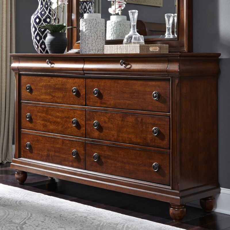 Rustic Traditions 8 Drawer Dresser 589BR31