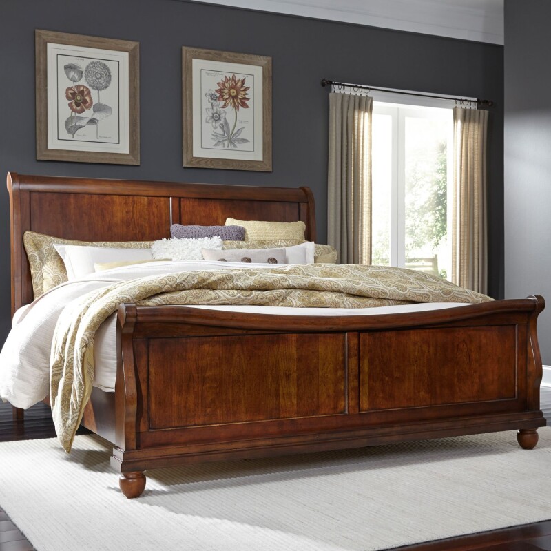 Rustic Traditions King Sleigh Bed 589BRKSL