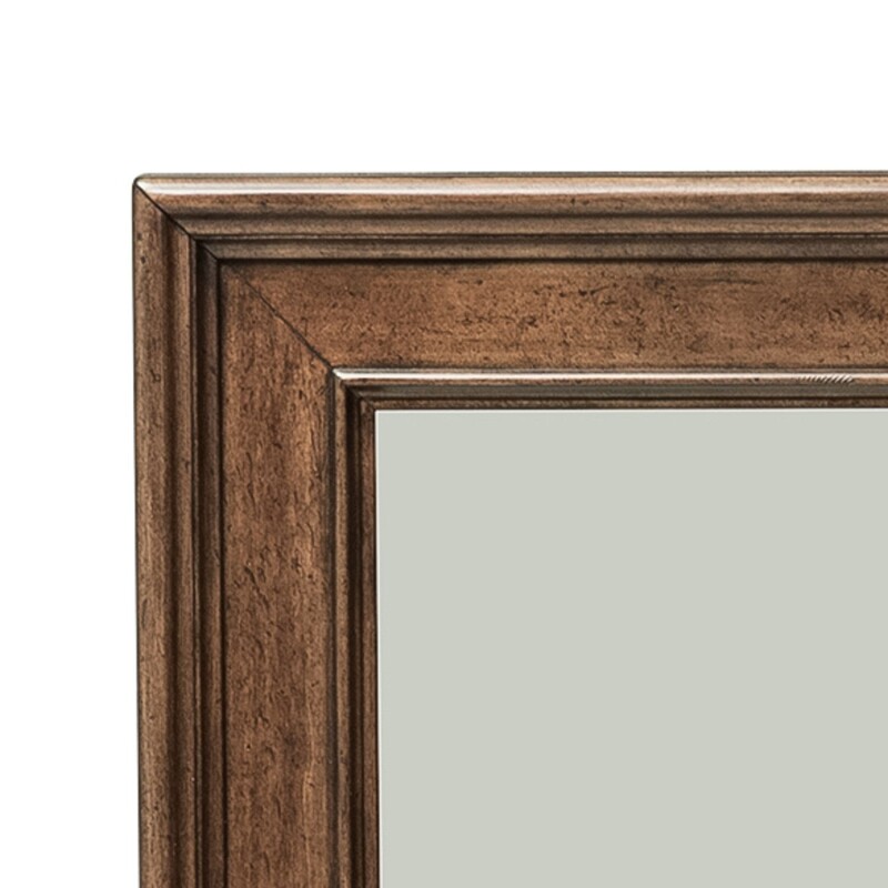 Rustic Traditions Queen Sleigh Bed, Dresser & Mirror, Chest, Night Stand 589BRQSLDMCN