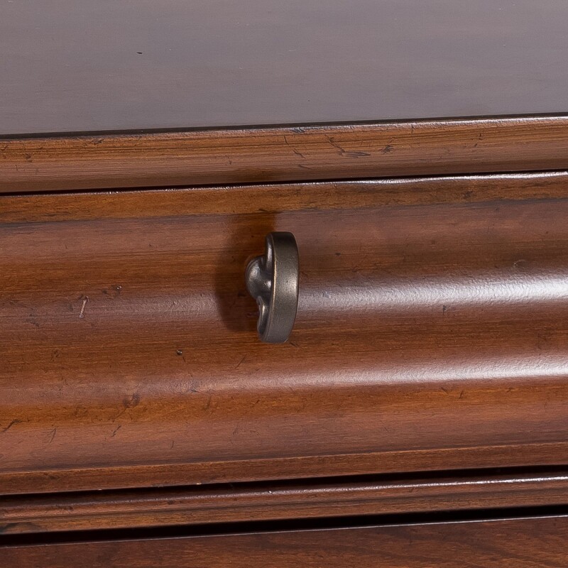 Rustic Traditions Queen Sleigh Bed, Dresser & Mirror, Night Stand 589BRQSLDMN