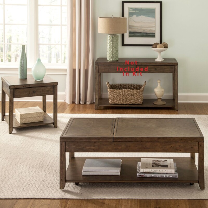 Mitchell 3 Piece Set (1-Cocktail 2-End Tables) 58OT3PCS