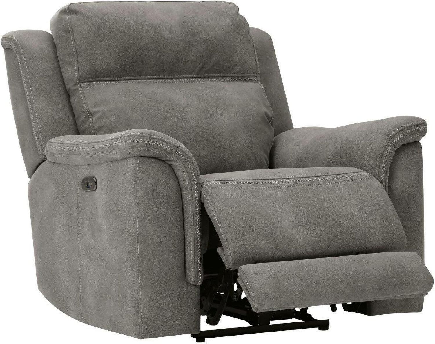 Next-Gen Durapella Power Recliner With Adjustable Headrest In Slate 5930113