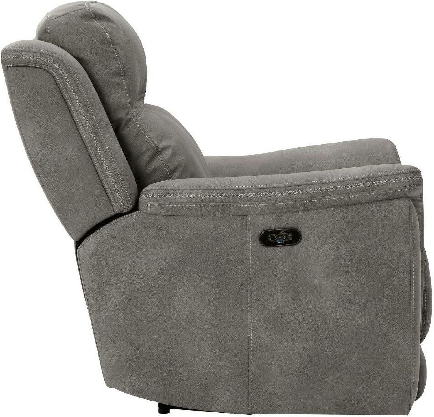 Next-Gen Durapella Power Recliner With Adjustable Headrest In Slate 5930113