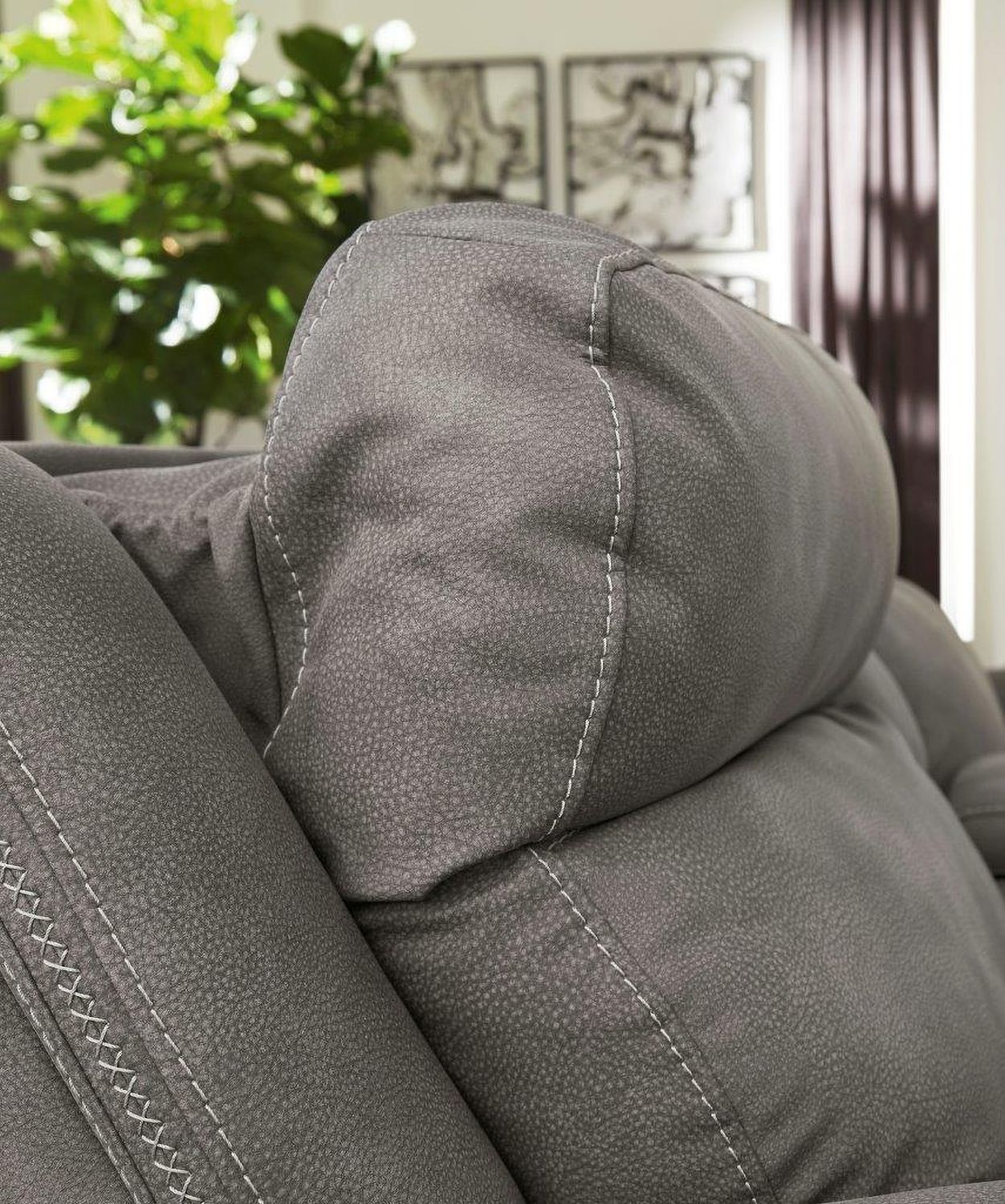 Next-Gen Durapella 2 Seat Power Reclining Sofa Adjustable Headrest In Slate 5930147