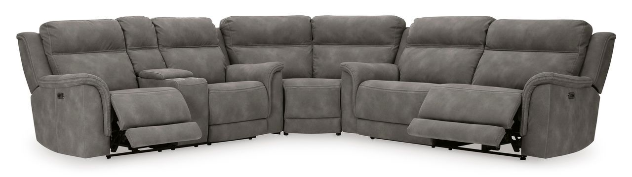 Next-Gen Durapella 2 Seat Power Reclining Sofa Adjustable Headrest In Slate 5930147