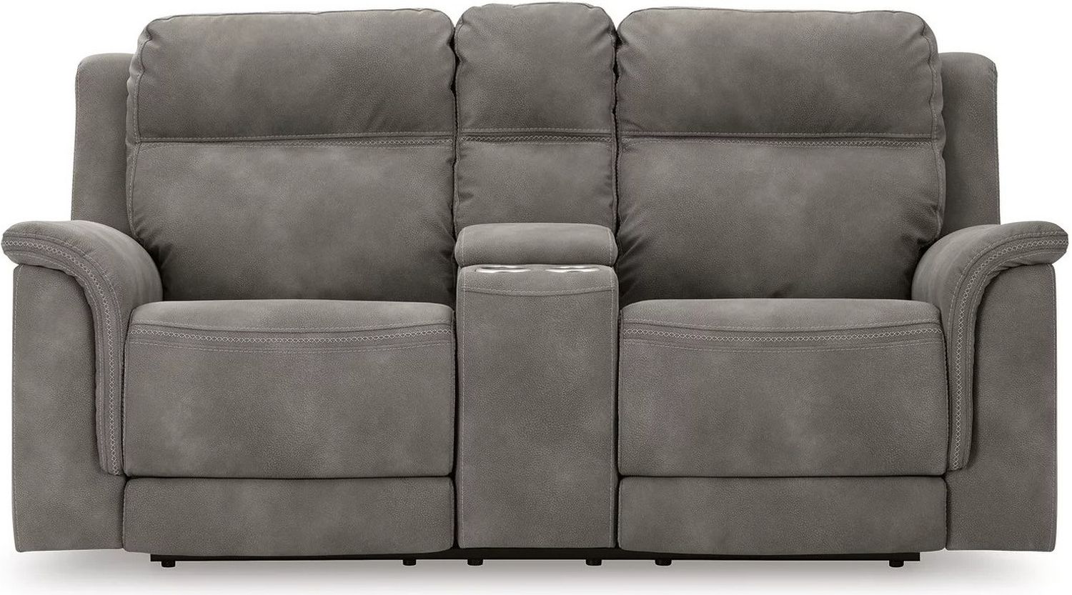 Next-Gen Durapella 3-Piece Power Reclining Console Loveseat Sectional In Slate 59301S2