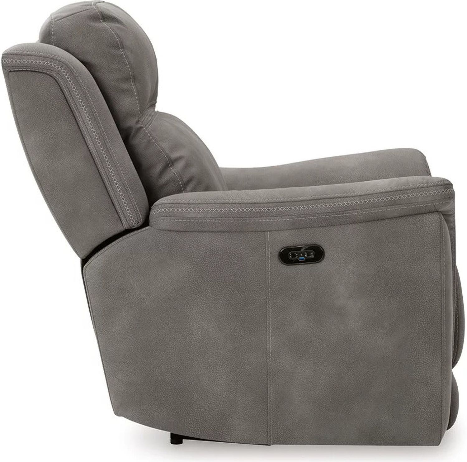 Next-Gen Durapella 3-Piece Power Reclining Console Loveseat Sectional In Slate 59301S2