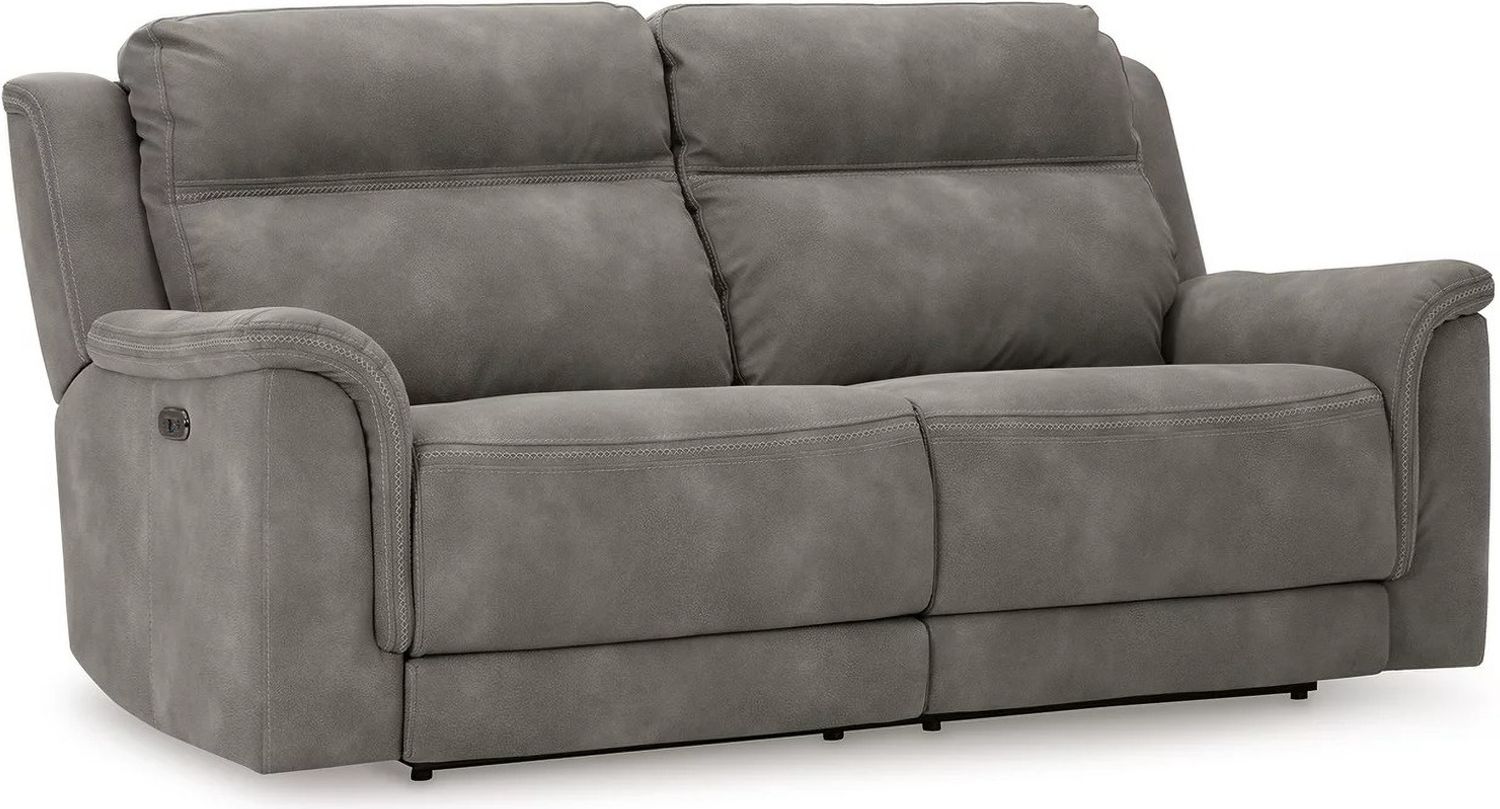 Next-Gen Durapella 3-Piece Power Reclining Console Loveseat Sectional In Slate 59301S2