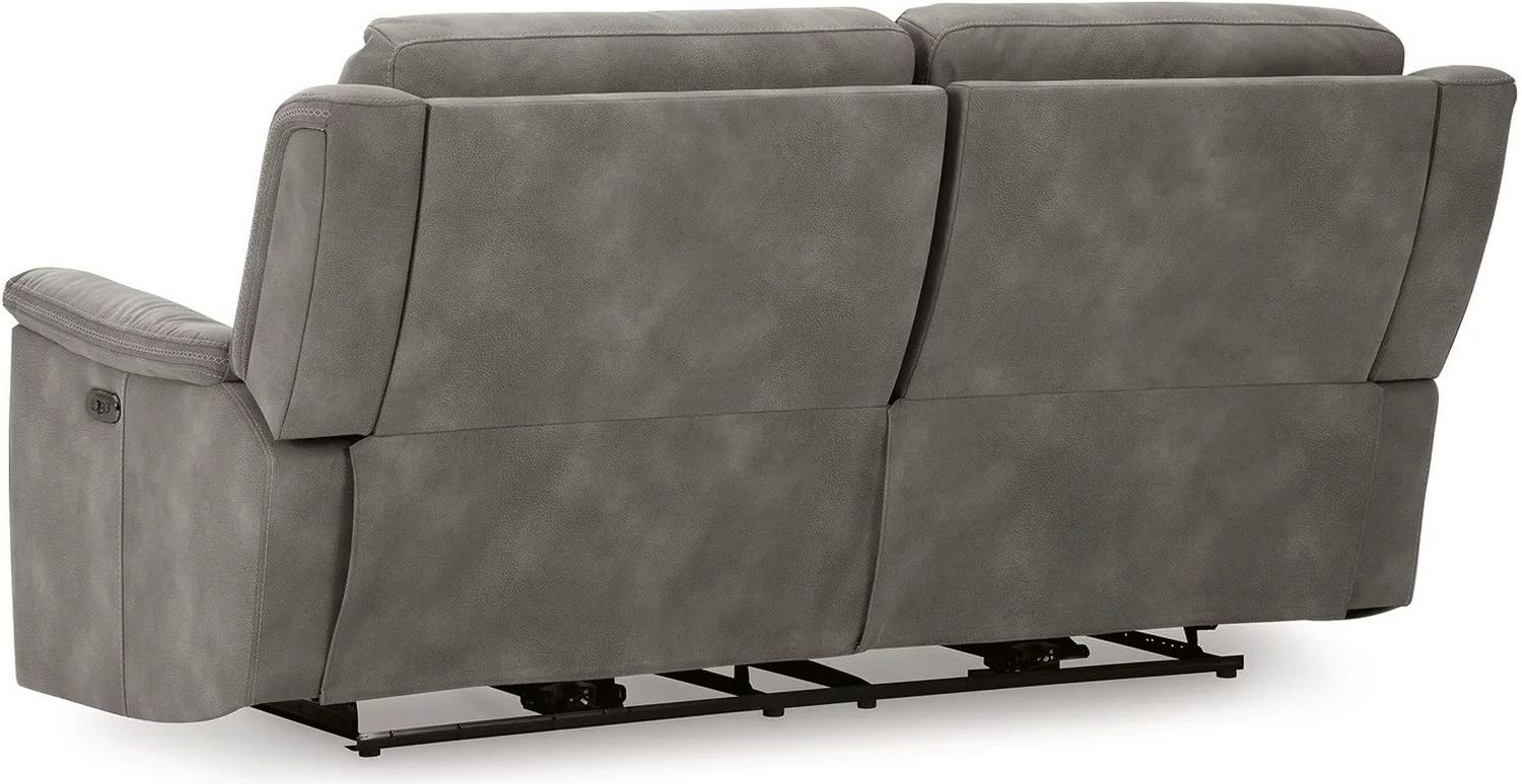 Next-Gen Durapella 3-Piece Power Reclining Console Loveseat Sectional In Slate 59301S2
