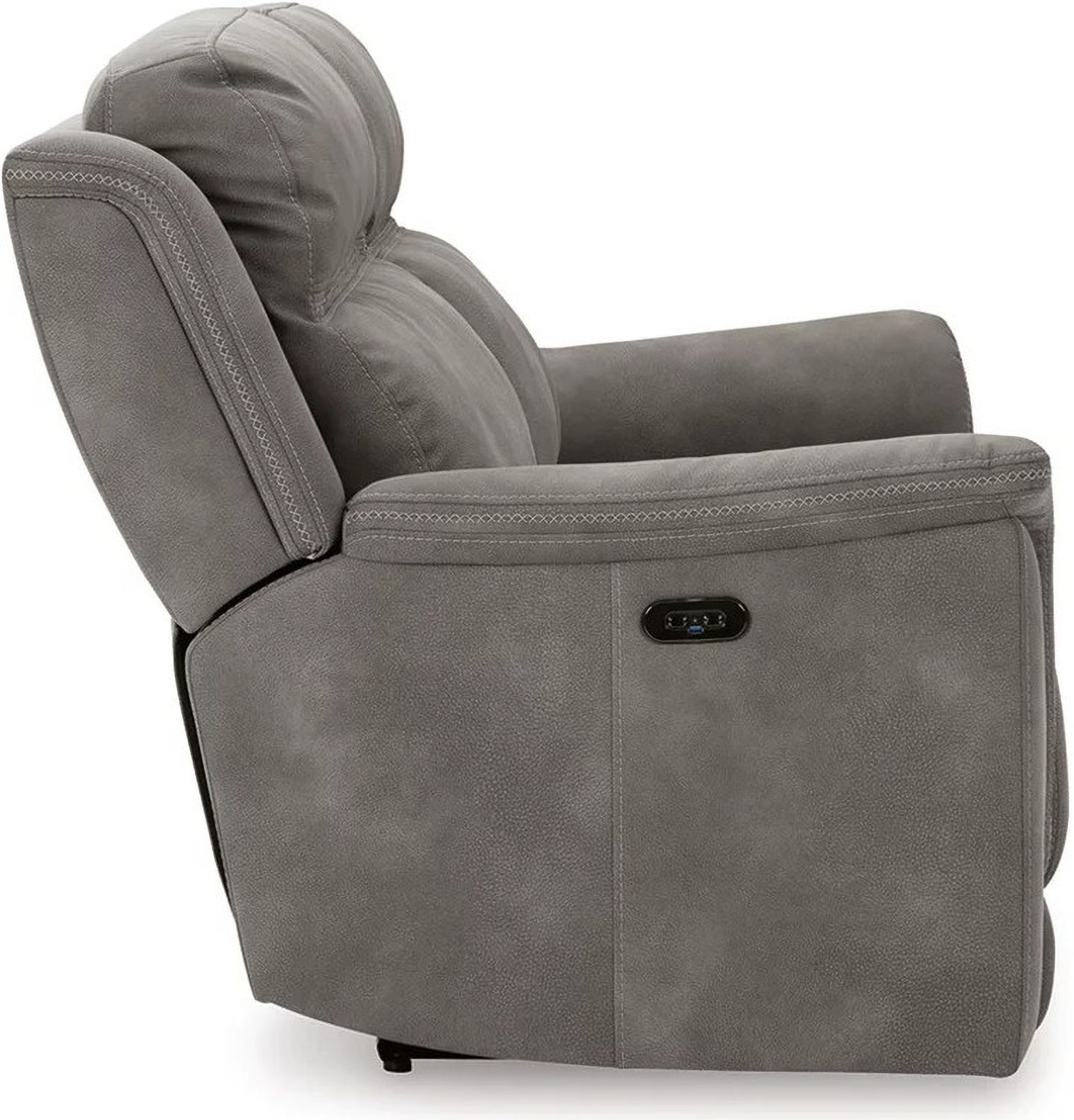 Next-Gen Durapella 3-Piece Power Reclining Console Loveseat Sectional In Slate 59301S2