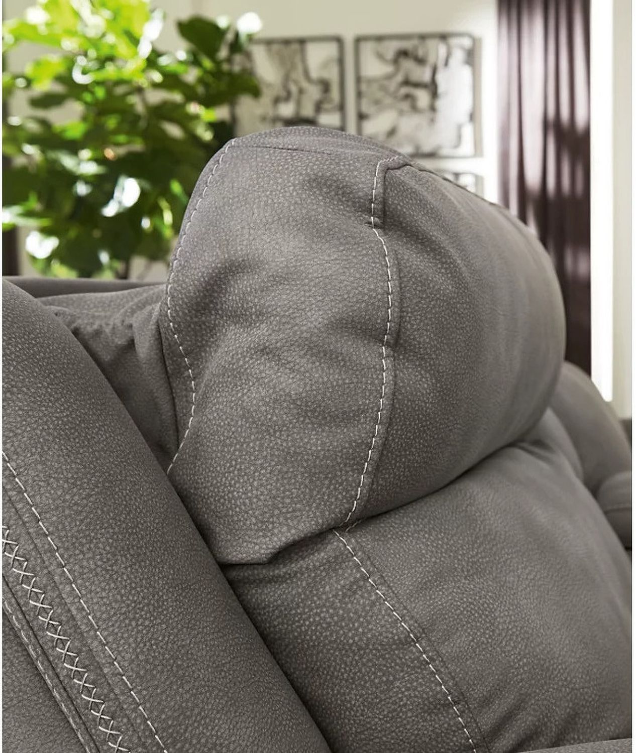 Next-Gen Durapella 3-Piece Power Reclining Console Loveseat Sectional In Slate 59301S2